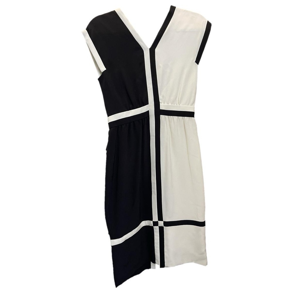 CHANEL 2012 Black White Midi Dress Sz. EU 36​​​​​​